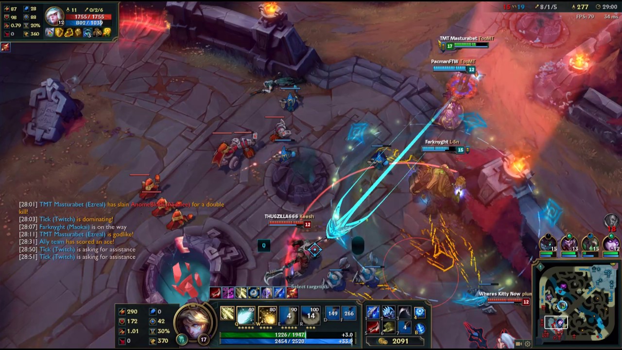 Lethality Ezreal 1k dmg Q