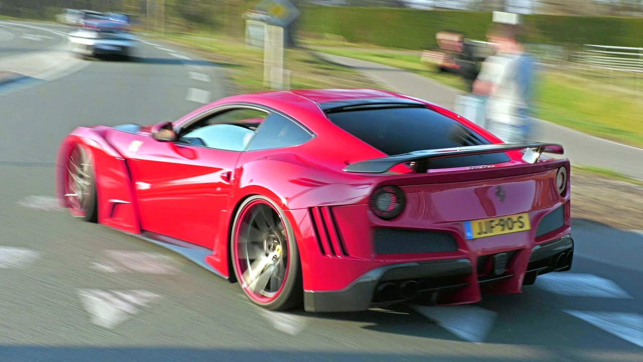 Supercars Accelerating! Novitec F12 N-Largo S, Gintani 992 GT3, Revuelto, Huracan STO, 12Cilindri