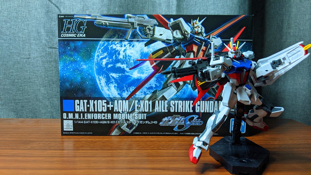 Aile Strike Gundam - High Grade (HG) 1/144 - Gundam Seed - Gundam Model Building (Gunpla)