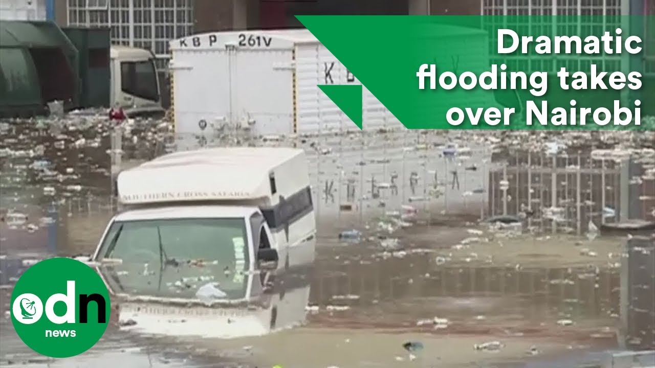 Dramatic flooding takes over Nairobi