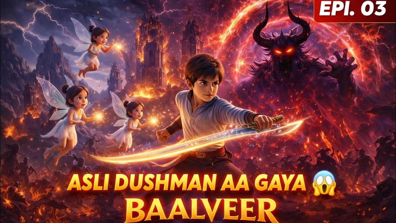 Asli Dushman Aa Gaya 😱 | Baalveer 4D Cinematic | Episode3+( 3):@babysara-r8s 