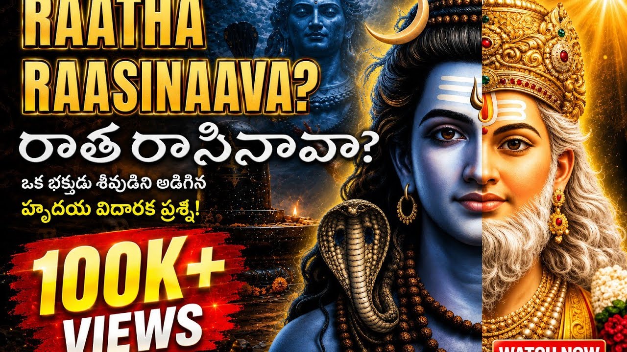 రాత రాసినావా? - Raatha Raasinaava? | Soulful Shiva Devotional Song 2026 | Dega Devotion