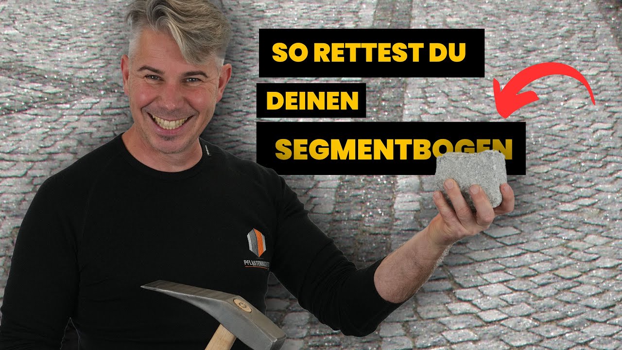 Wenn er nicht rund läuft. Segmentbogen Verlauf korrigieren. Pflastermeister Mario Tomasek