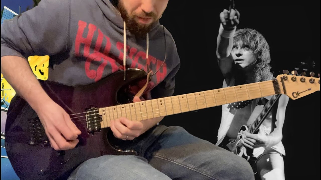 Def Leppard - Let It Go - Live L.A. Forum '83 (Steve Clark - Guitar Cover)