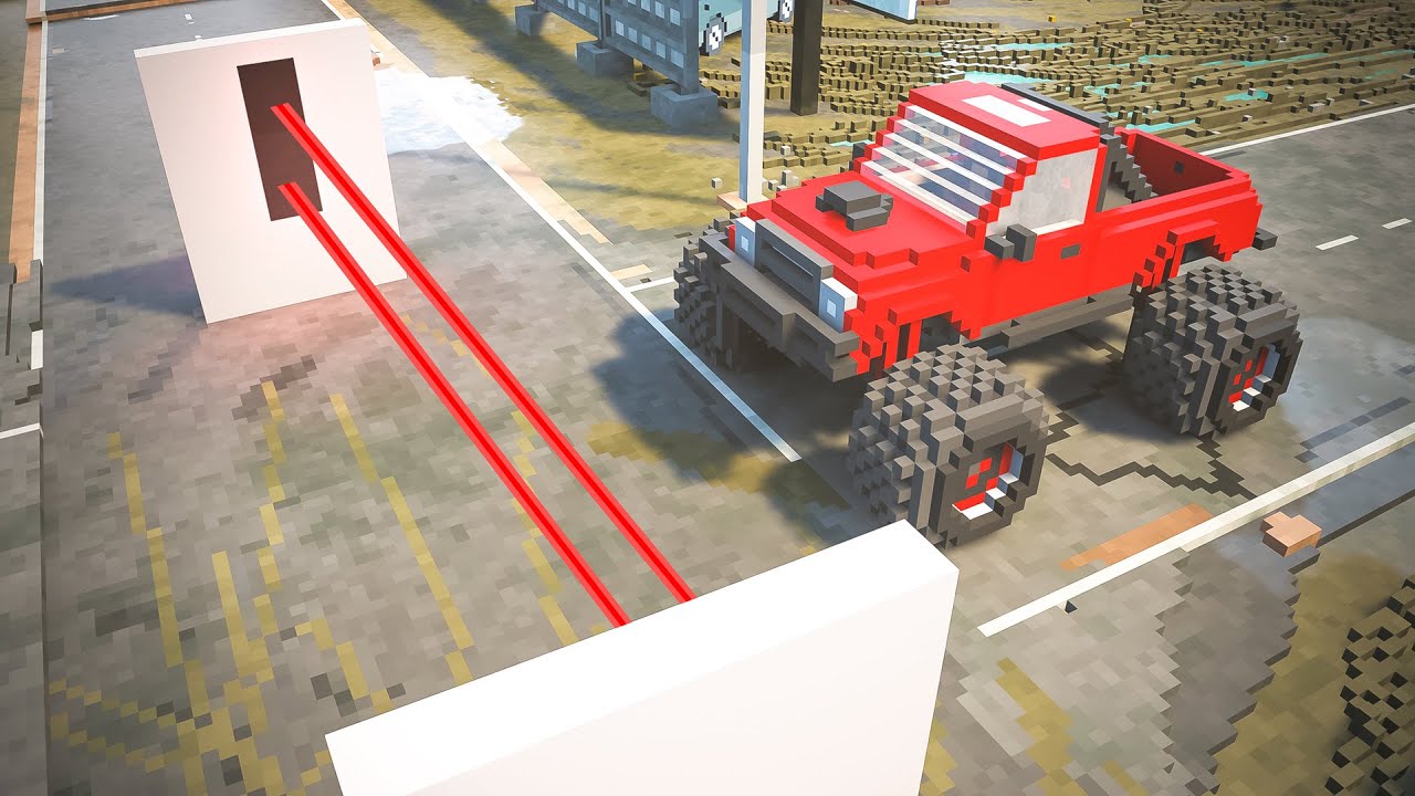 Monster Trucks vs Laser Wall | Teardown