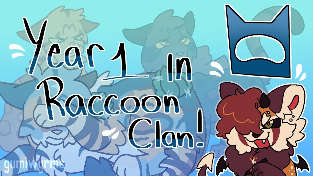 Первый год в RACCOONCLAN | Clangen Challenge