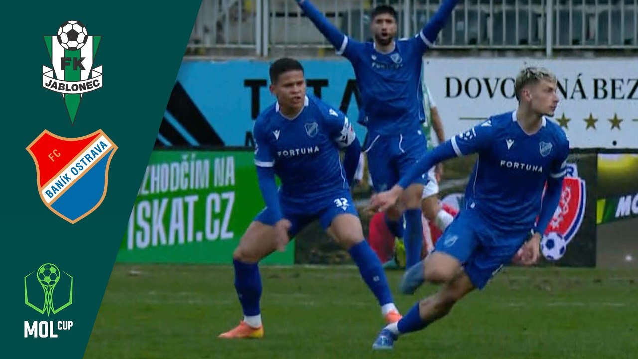 MOL Cup Highlights: FK Jablonec vs. FC Baník Ostrava 0:1 (čtvrtfinále)
