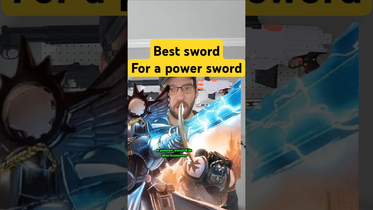 Best power sword sword for Warhammer 40k #gaming #scifi #nerd #martialarts