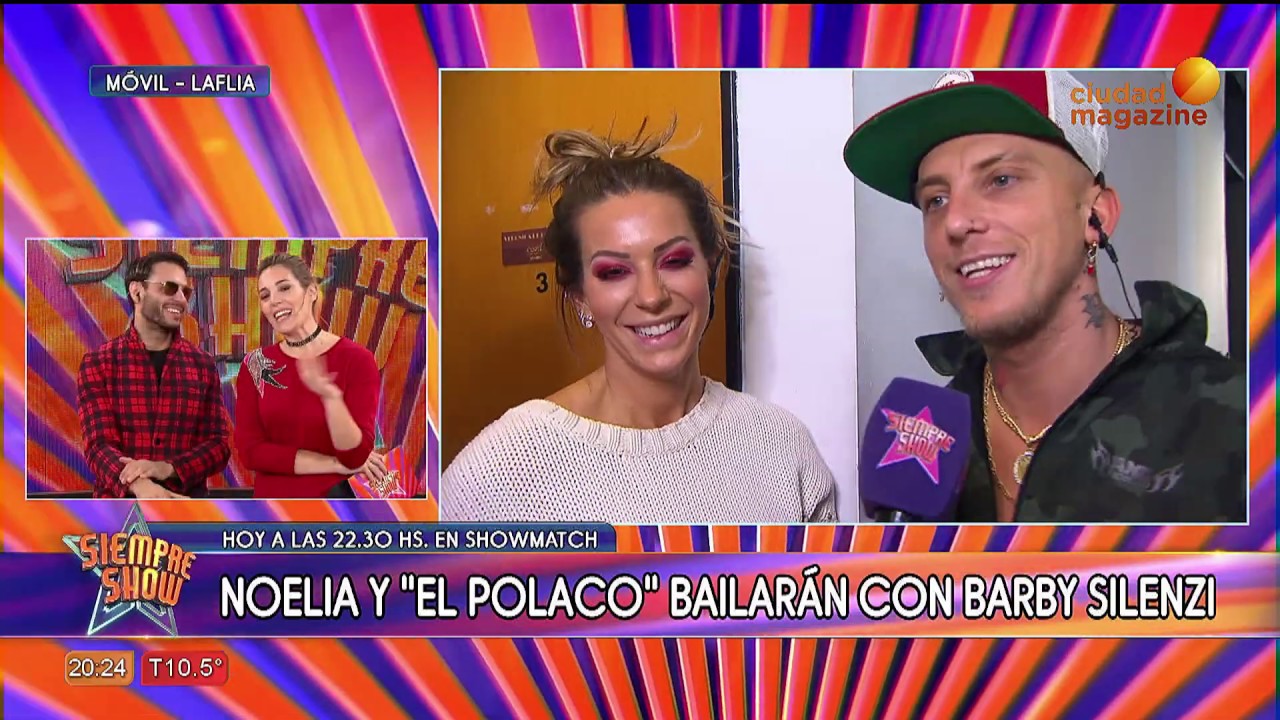 Noelia Marzol y El Polaco se confiesan juntos