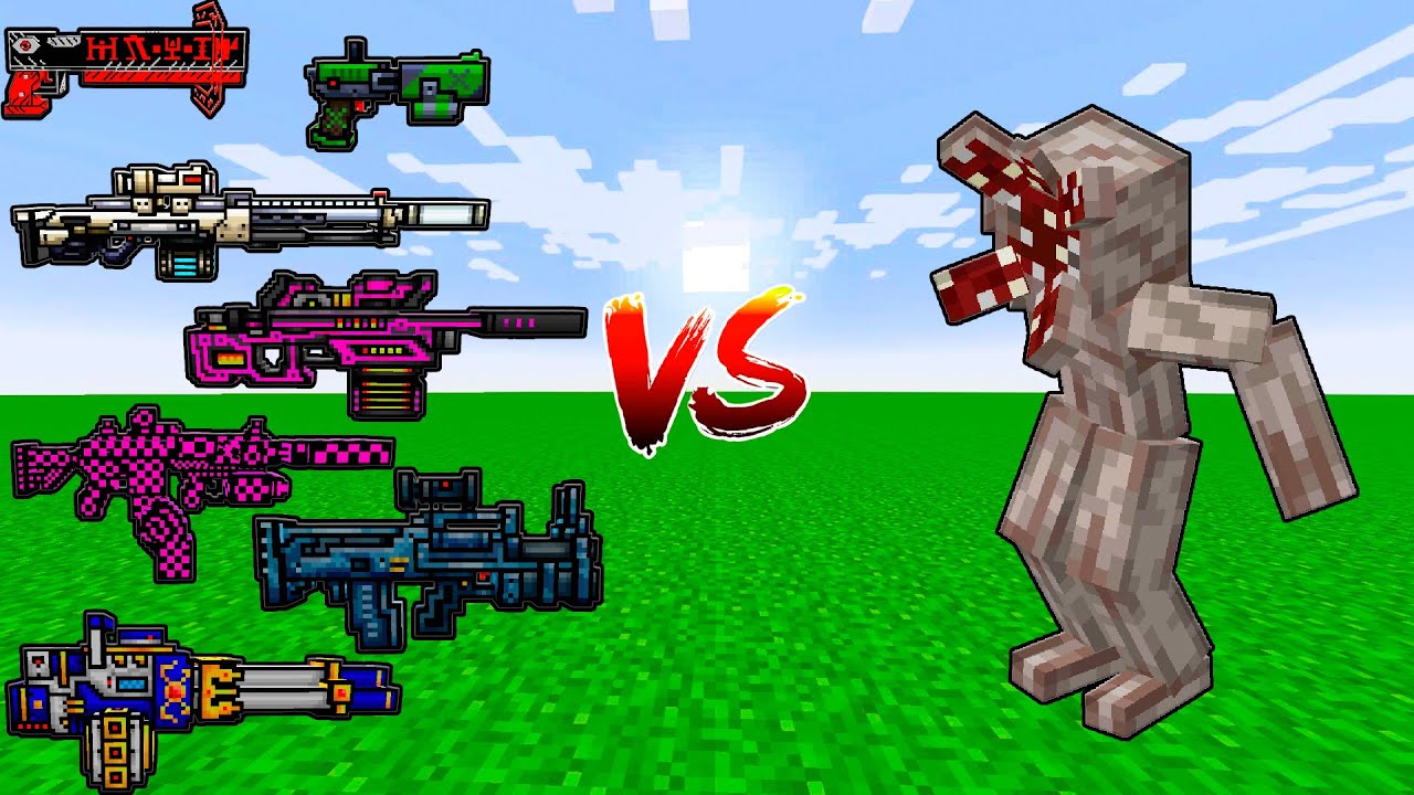 Which TaCZ Pixel Gun 3D Can Beat Demogorgan Boss From Strange Things?