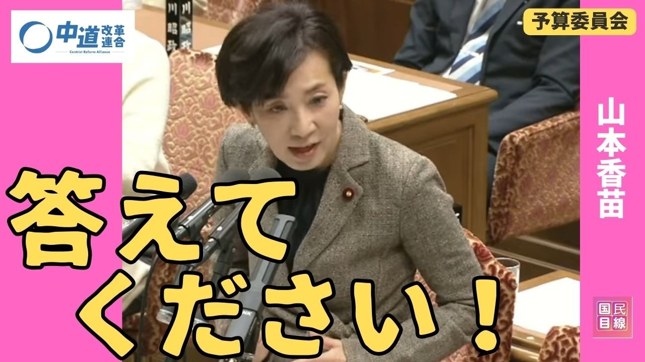 予算委員会で追及「それじゃ埒が明きません！」