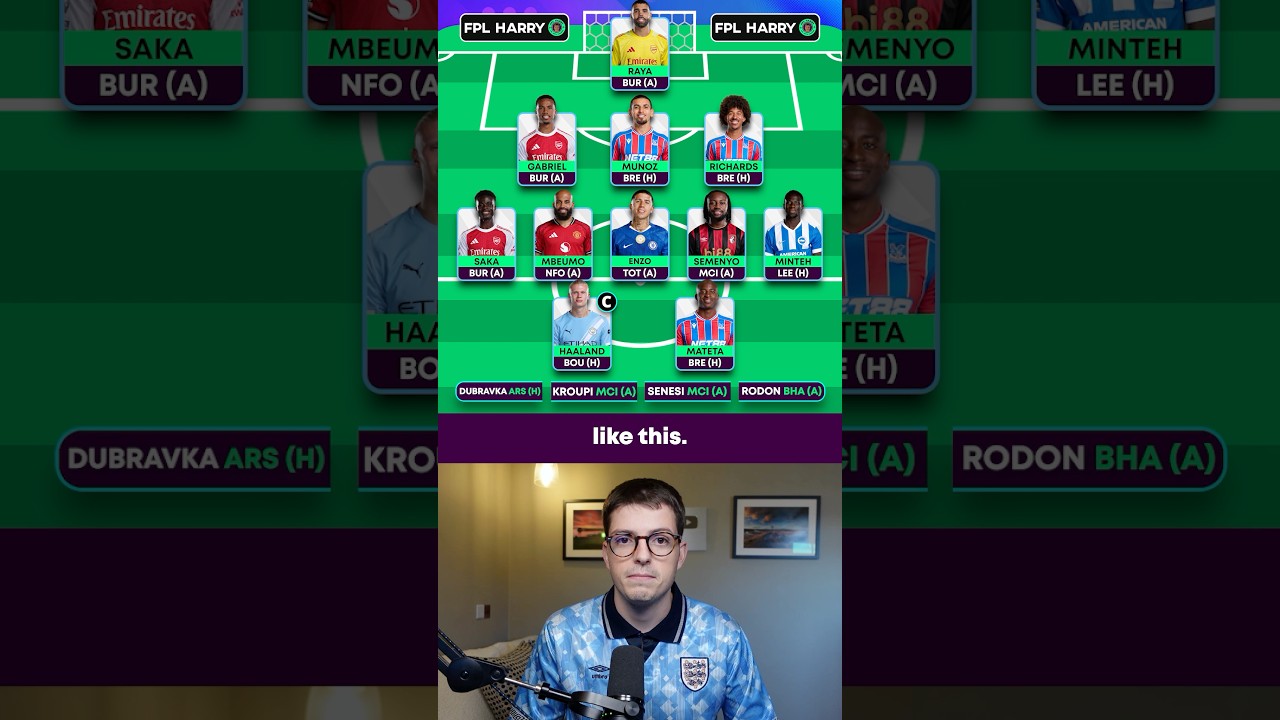 FPL GW10 WILDCARD DRAFT! 🍟 Mbeumo & Mateta IN! ✅ #fpl #premierleague #fyp