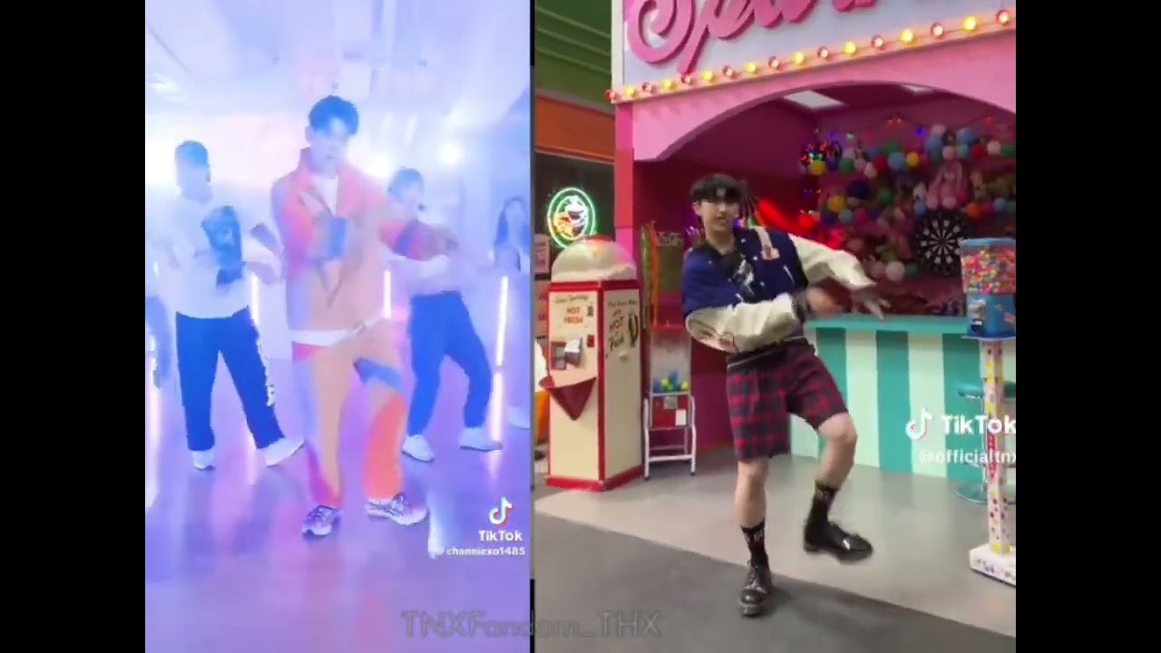 EXO Baekhyun x TNX Taehun - CANDY Dance Challenge #TheNewSix #EXO