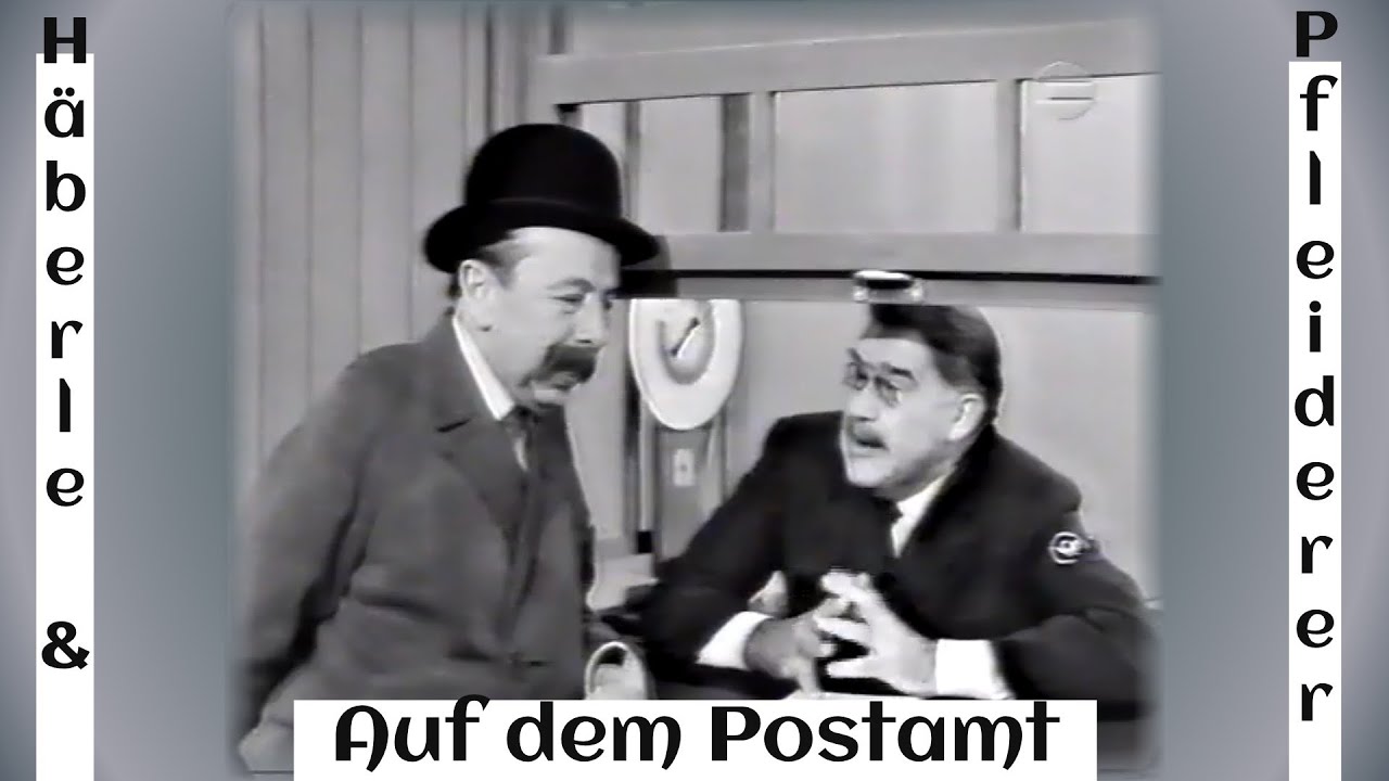 Schwäbische Mundart, Häberle & Pfleiderer: Auf dem Postamt
