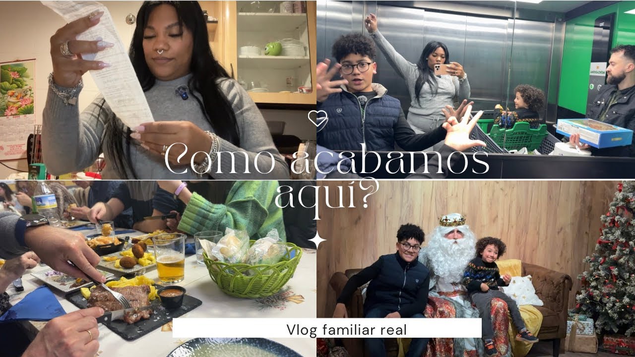 Este día terminó MUY diferente a lo que esperábamos…|Vlog Familiar, Compras, conocemos a un rey mago