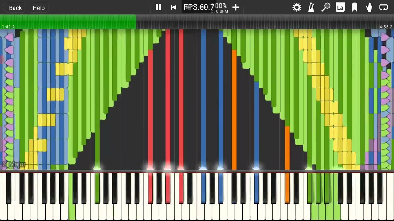 [BLACK MIDI, LEGIT SYNTHESIA RUN] The Intense Voice Of Hatsune Miku