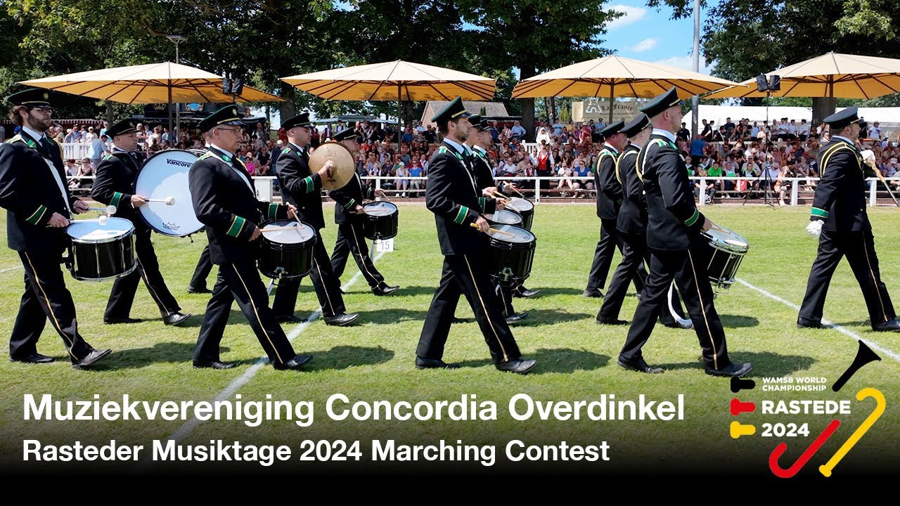Muziekvereniging Concordia Overdinkel - WAMSB Marching Contest - Rasteder Musiktage 2024