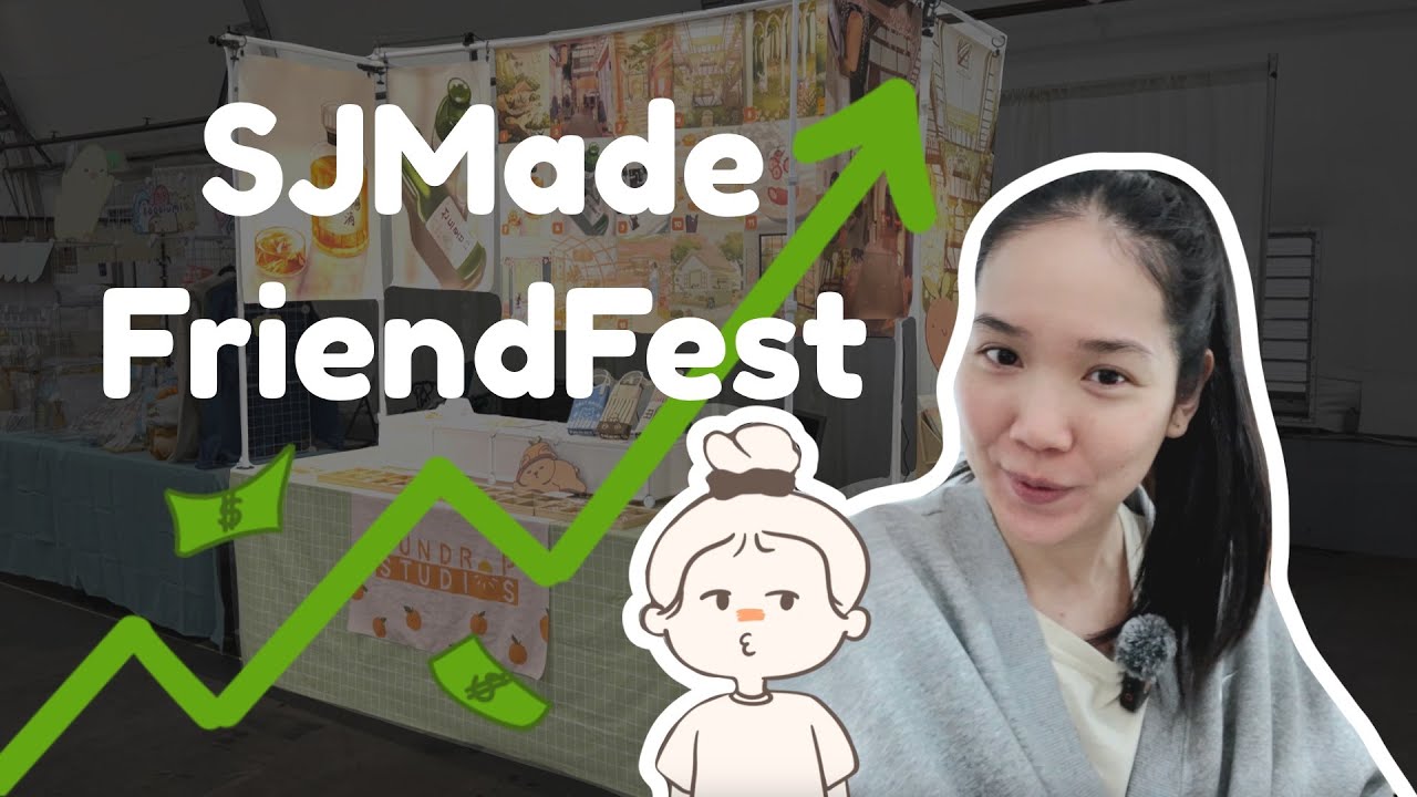 SJMade FriendFest 2025 better than last year ✿ Artist Alley Vlog!