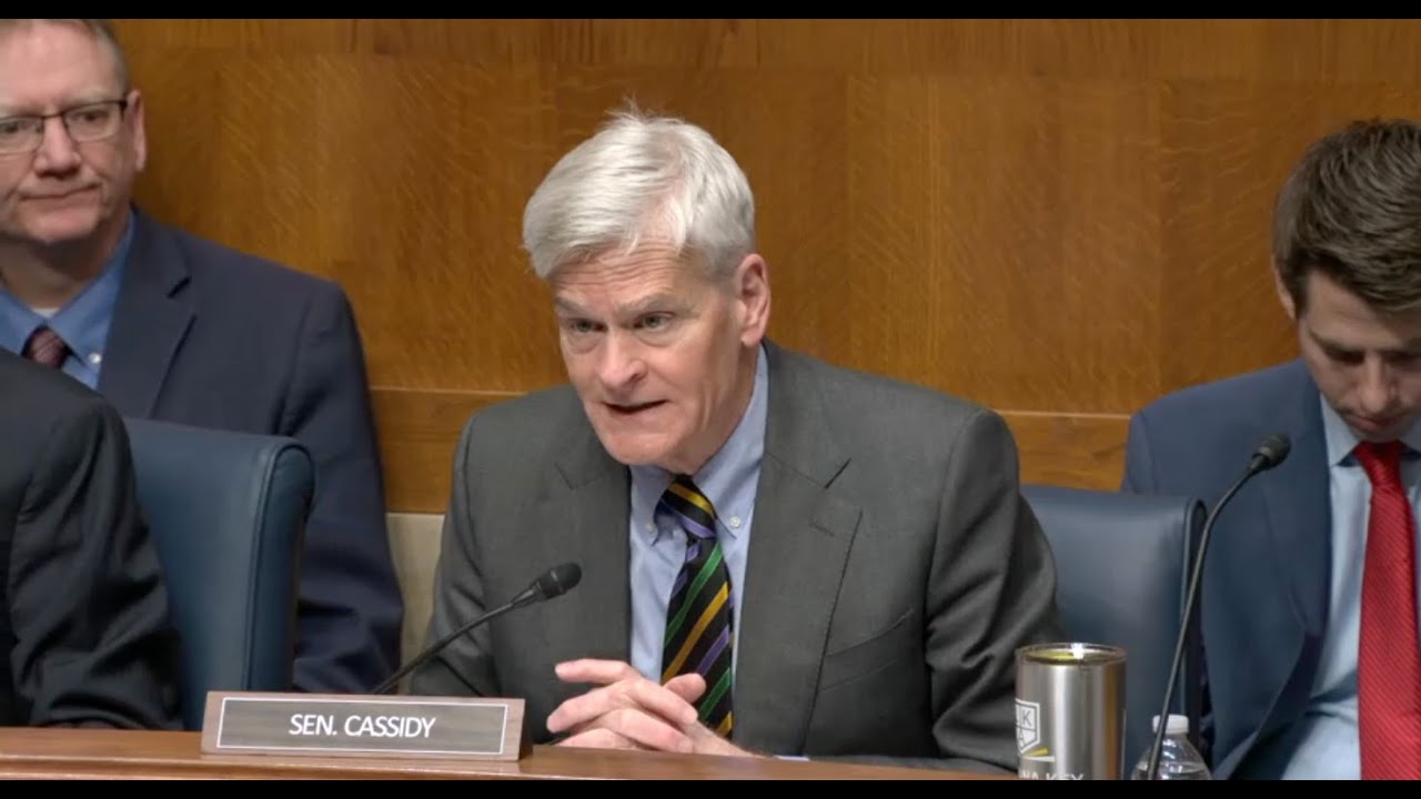 Chair Cassidy Delivers Remarks During Hearing on Modernizing NIH, Bringing Lifesaving Cures