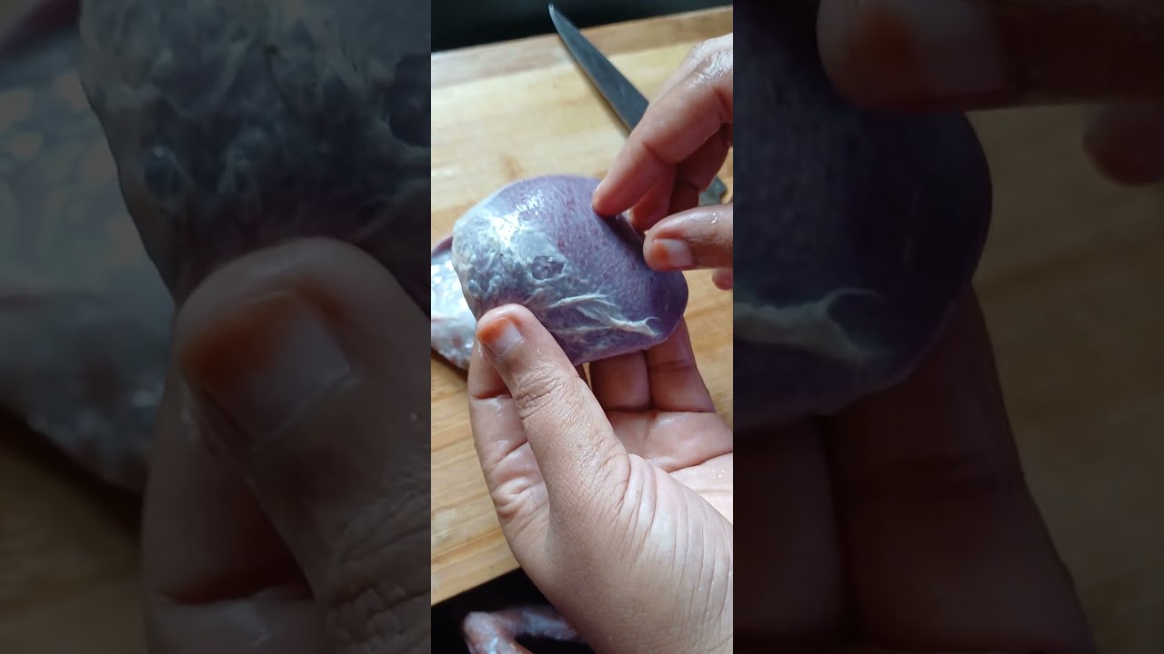 ஆட்டு மண்ணீரல்(சுவரொட்டி)/Goat spleen good to improve blood count#shortsfeed #hemoglobin #bloodcount