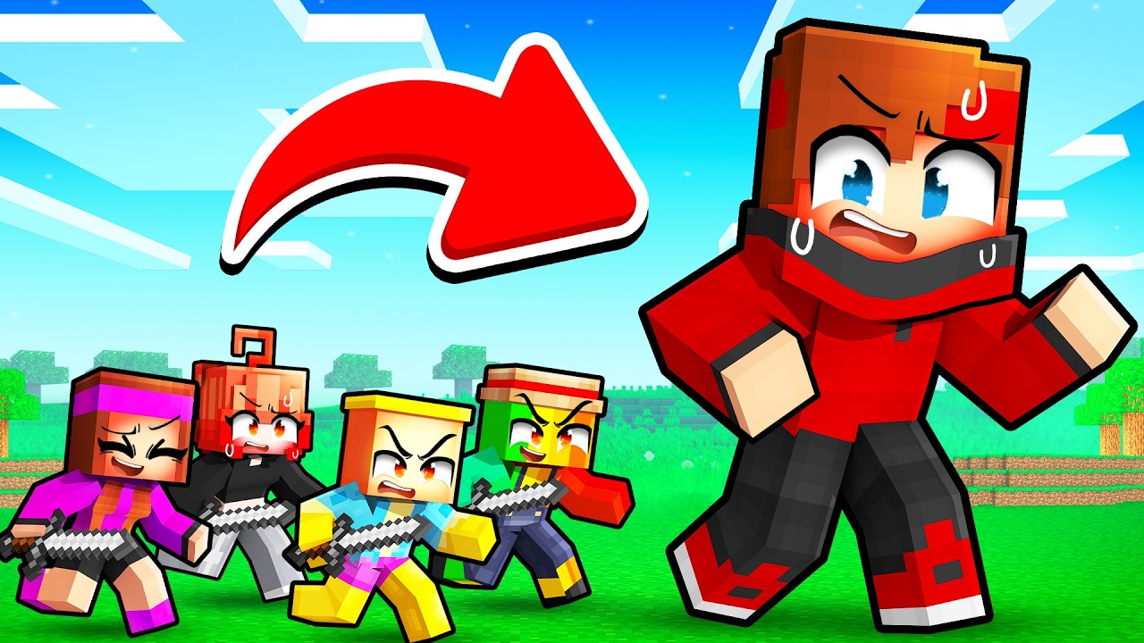 Chasseurs VS Géant Talcado en manhunt sur Minecraft !
