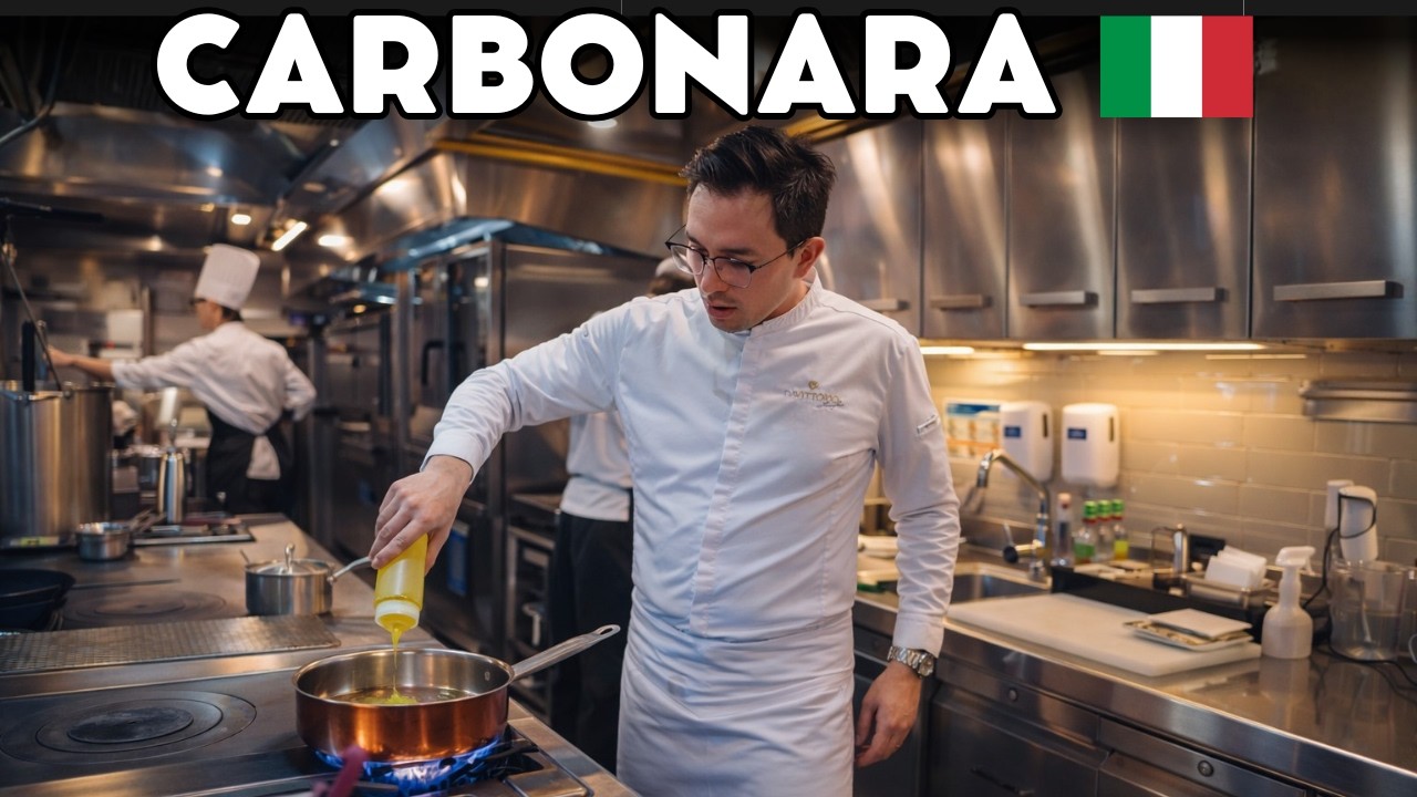How an Italian Michelin Star Chef Makes Carbonara