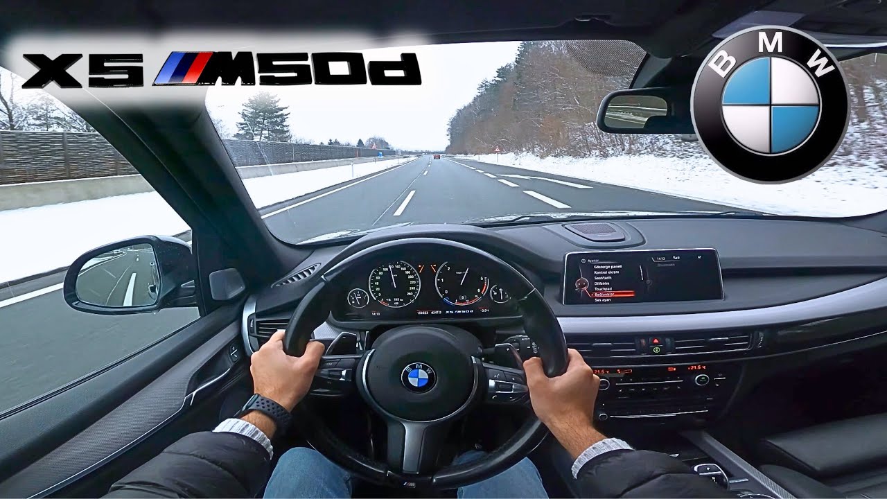 2016 BMW X5 M50d (381HP) - POV Test Drive (4K) | Triple Turbo Diesel Beast!