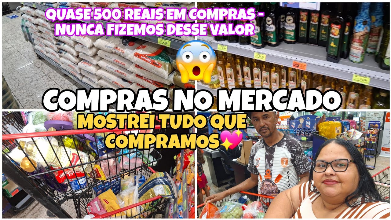 COMPRAS NO MERCADO E FARMÁCIA - ESTÁ DANDO RESULTADOS🙏😍FIZ CARNE MOÍDA COM MANDIOCA😋