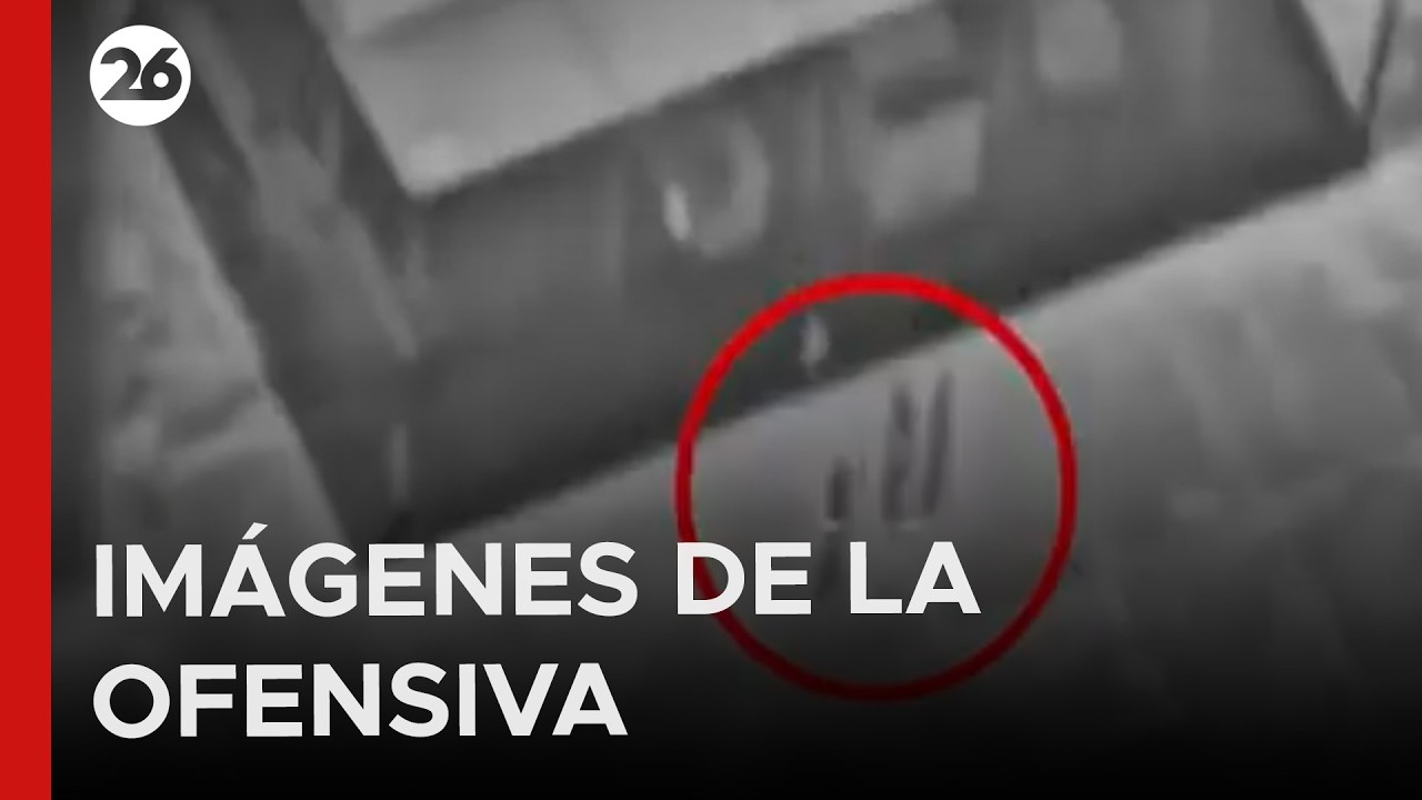 🚨 Israel difunde video de ataque en operación contra escuadrón iraní de drones