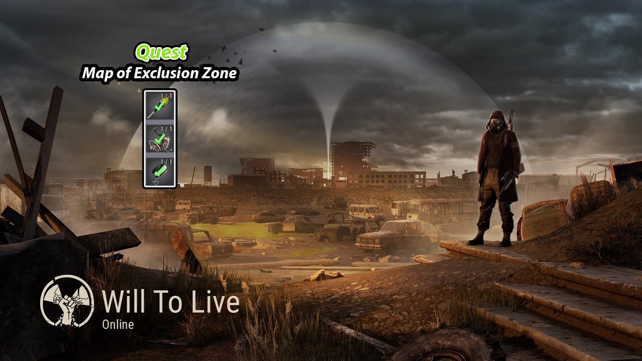 Will To Live Online Map of Exclusion Zone
