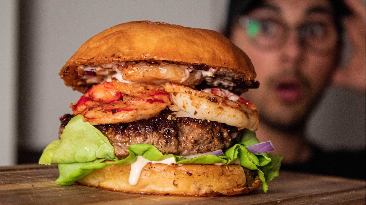 Ist das der Beste Burger Der Welt? | Surf n Turf Burger Rezept