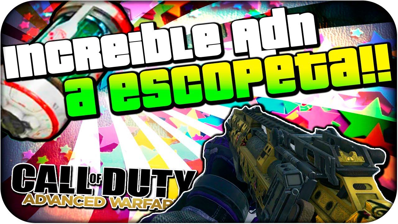 INCREÍBLE!! ADN A ESCOPETA!! - S12 WHIRLWIND - RACHA DE 45 - ADVANCED WARFARE - Rubinho vlc