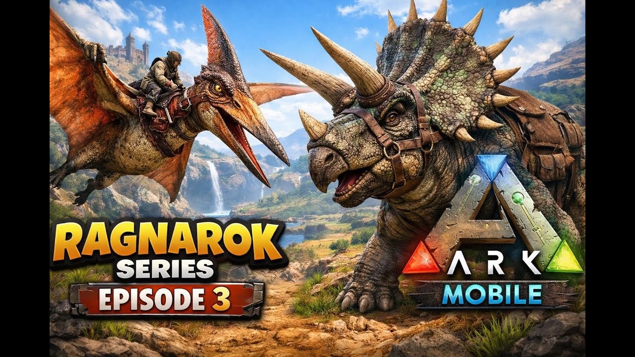 FLYING FIRST TIME! PTERANODON TAME AND FARMING 1000s OF BERRIES WITH NEW TRIKE| EP - 3 |ARK RAGNAROK