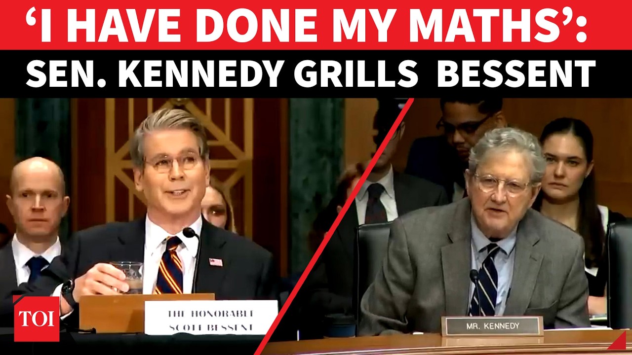 ‘Chinese Can't Sneak Into U.S’: Sen. Kennedy Grills Commerce Secy Bessent In Senate Hearing