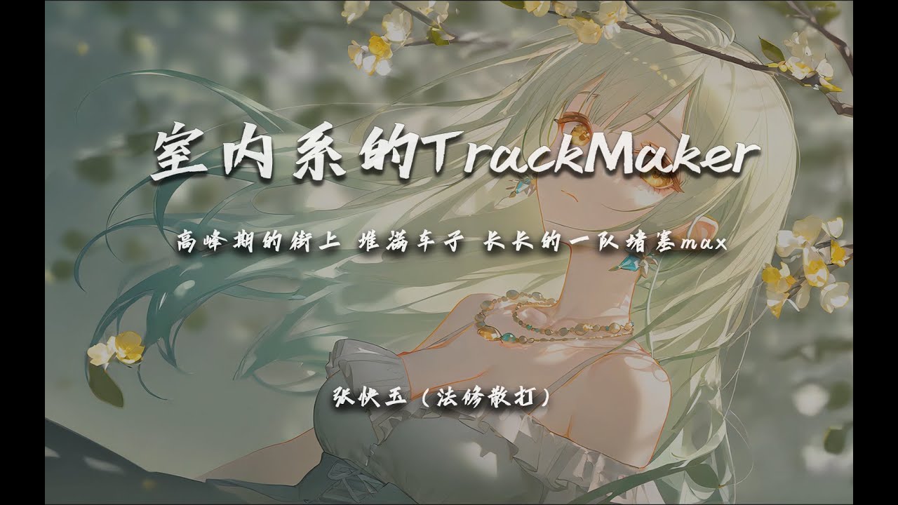 “高峰期的街上 堆滿車子 長長的一隊堵塞max”！室內系的TrackMaker（法修散打） - 張快玉【動態歌詞/PinyinLyrics】♪