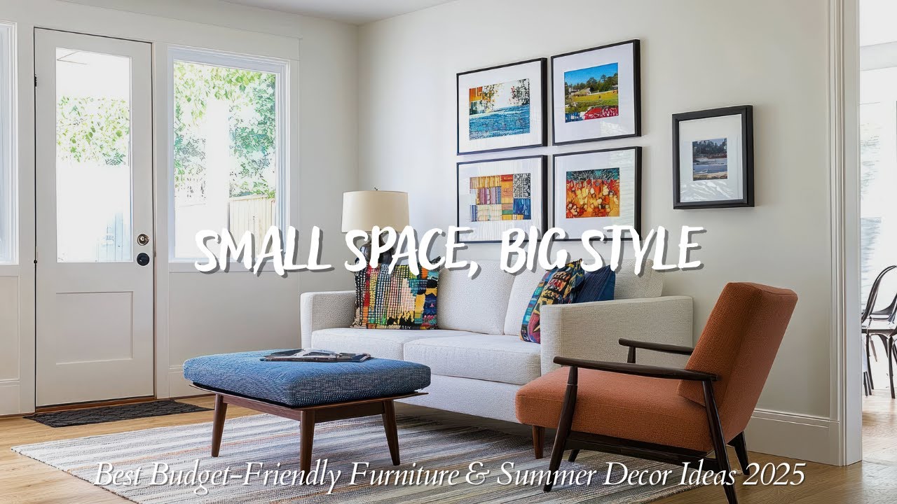 Small Space, Big Style: Best Budget-Friendly Furniture & Summer Decor Ideas 2025
