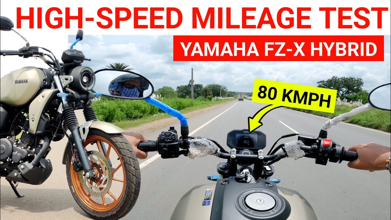 Yamaha FZ X Hybrid Mileage Test 2025| Yamaha FZ X Hybrid 2025 Mileage Test| Yamaha FZ X Mileage Test