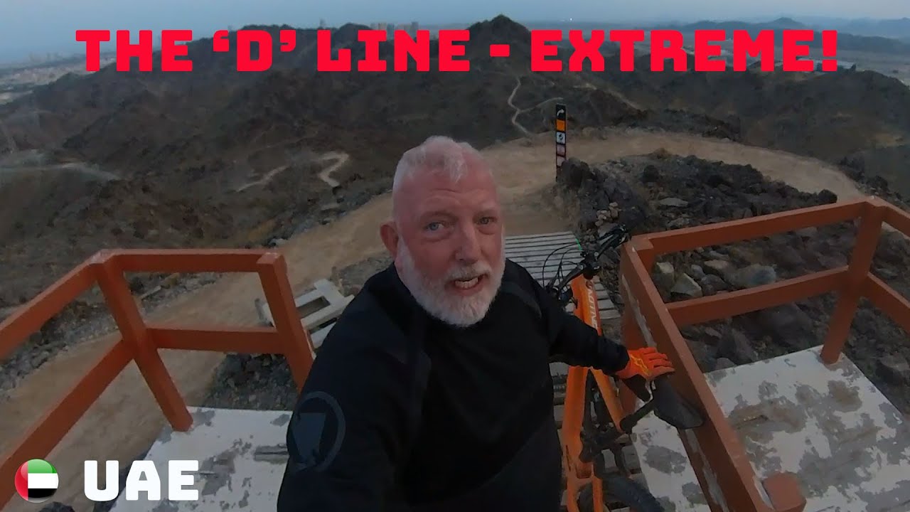 The D Line - Extreme, one of the UAE's best Downhill / Enduro MTB routes. Extremely dangerous! 💀💀💀💀💀