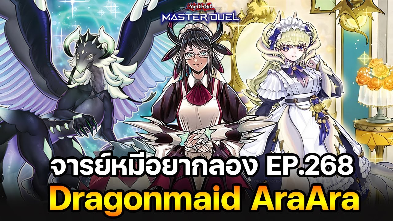 จารย์หมีอยากลอง EP:268 NEW Dragonmaid AraAra Waifu พลังเจ้!!  | Yu-Gi-Oh! Master Duel 