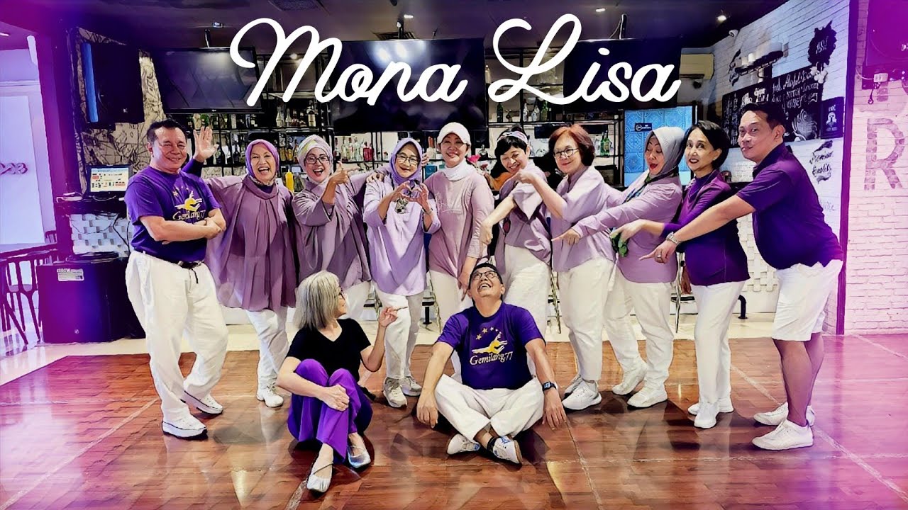 MONA LISA Line Dance | Choreo: Elisa Jonsdottir (ICE) - November 2023 | Demo: Gemilang77 Line Dance