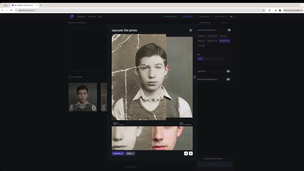 Como Restaurar Fotos Antigas de Família com IA (Passo a Passo)