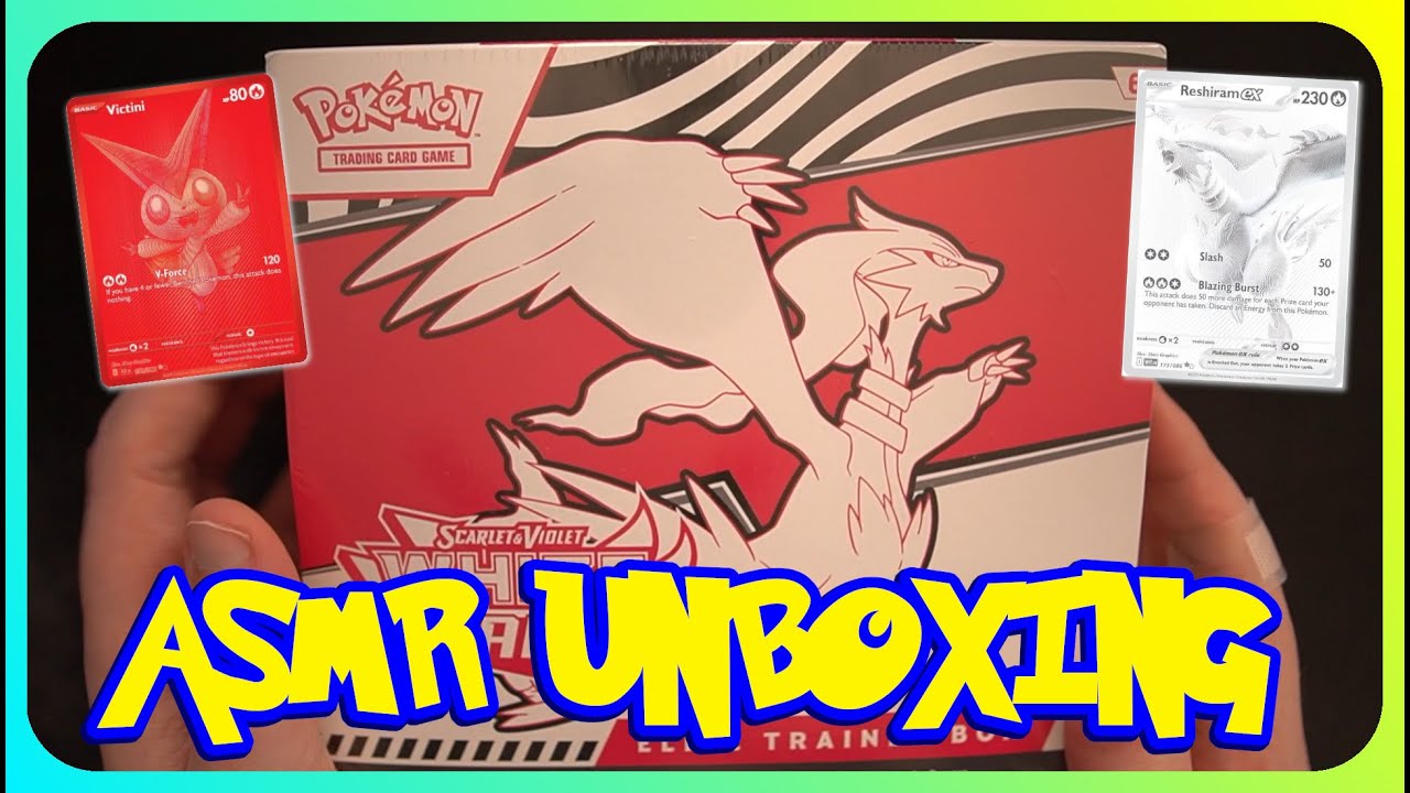 (ASMR) White Flare ETB Unboxing (Chasing Reshiram!)