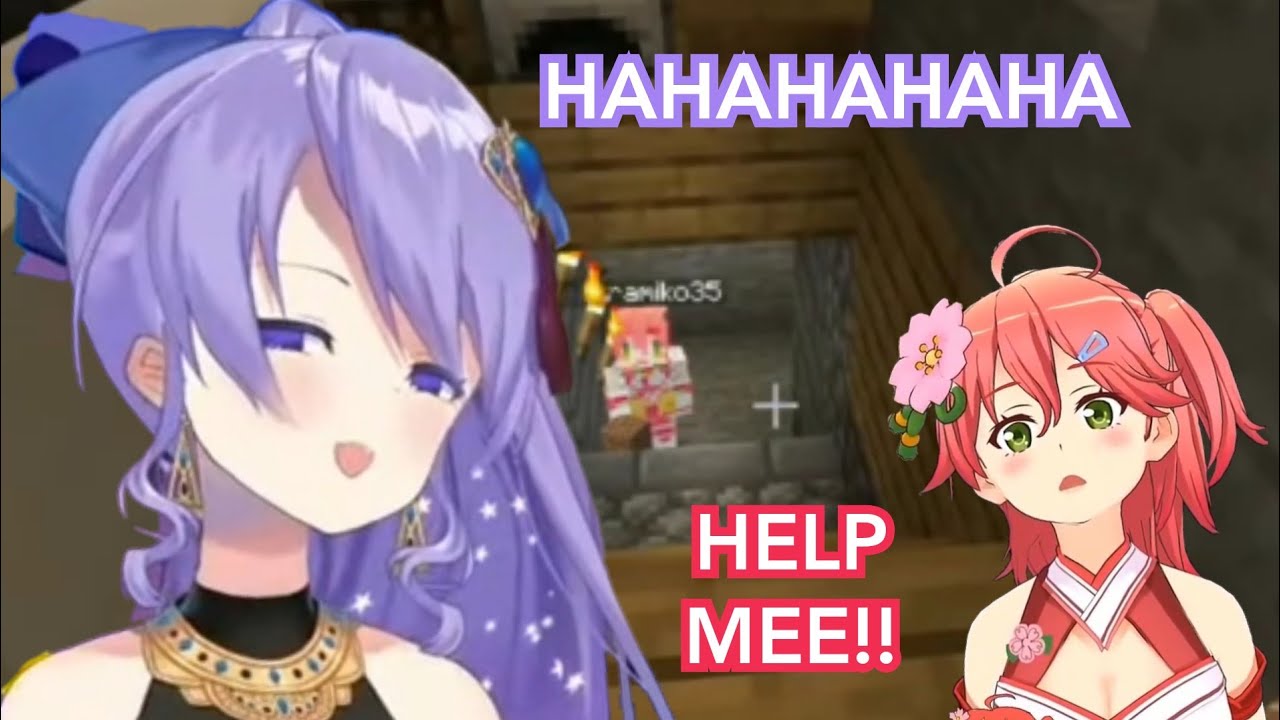 Moona Hoshinova Traps Sakura Miko in her Basement
