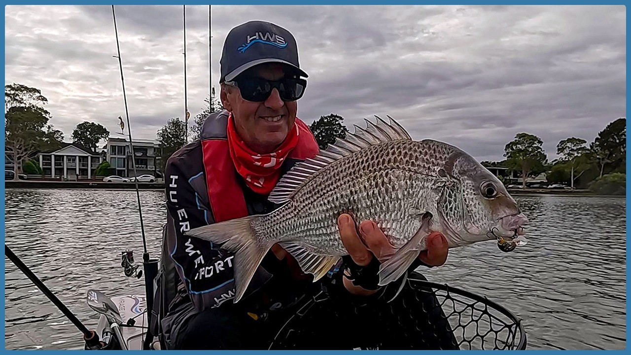 Chasing bream on the Parramatta River flats with ID Kranks