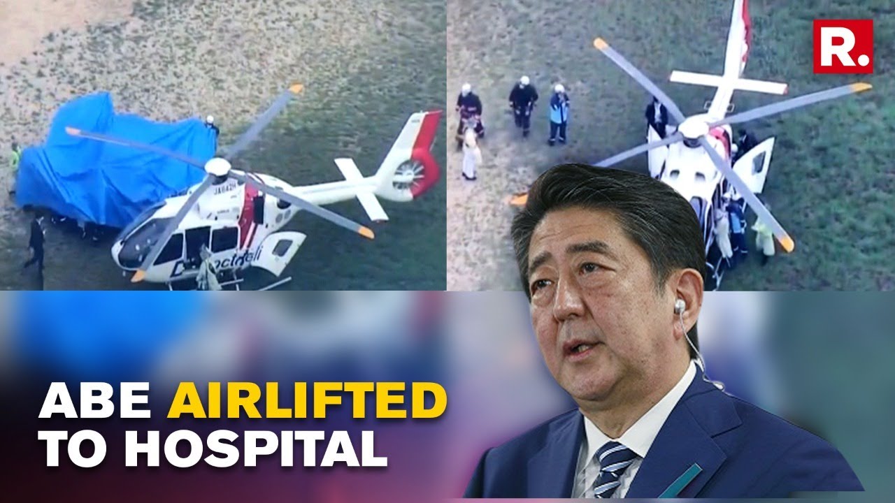 Shinzo Abe Rushed To Hospital In Nara Via Air Ambulance After Grisly Attack