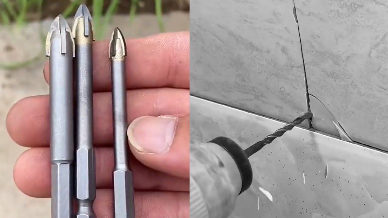 Efficient Universal Drilling Tool - Glass Concrete Drill Bit Set