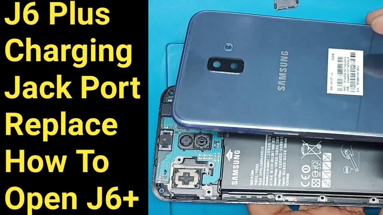 Samsung Galaxy J6+plus Sm-J610G Charging Jack Port Replacement||How to open Samsung J6 plus