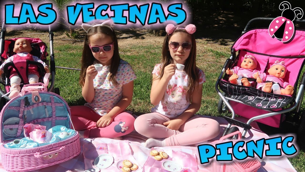 Las vecinas se van de picnic con sus bebés 👶👶