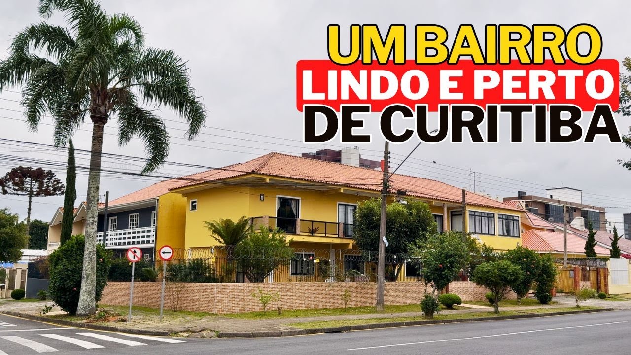 UM BAIRRO LINDO E NOBRE PERTINHO DE CURITIBA