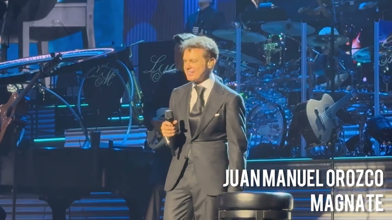 LUIS MIGUEL  “Por Debajo De La Mesa - No Se Tu ” TOUR 2023 ARENA CDMX 20 11 2023